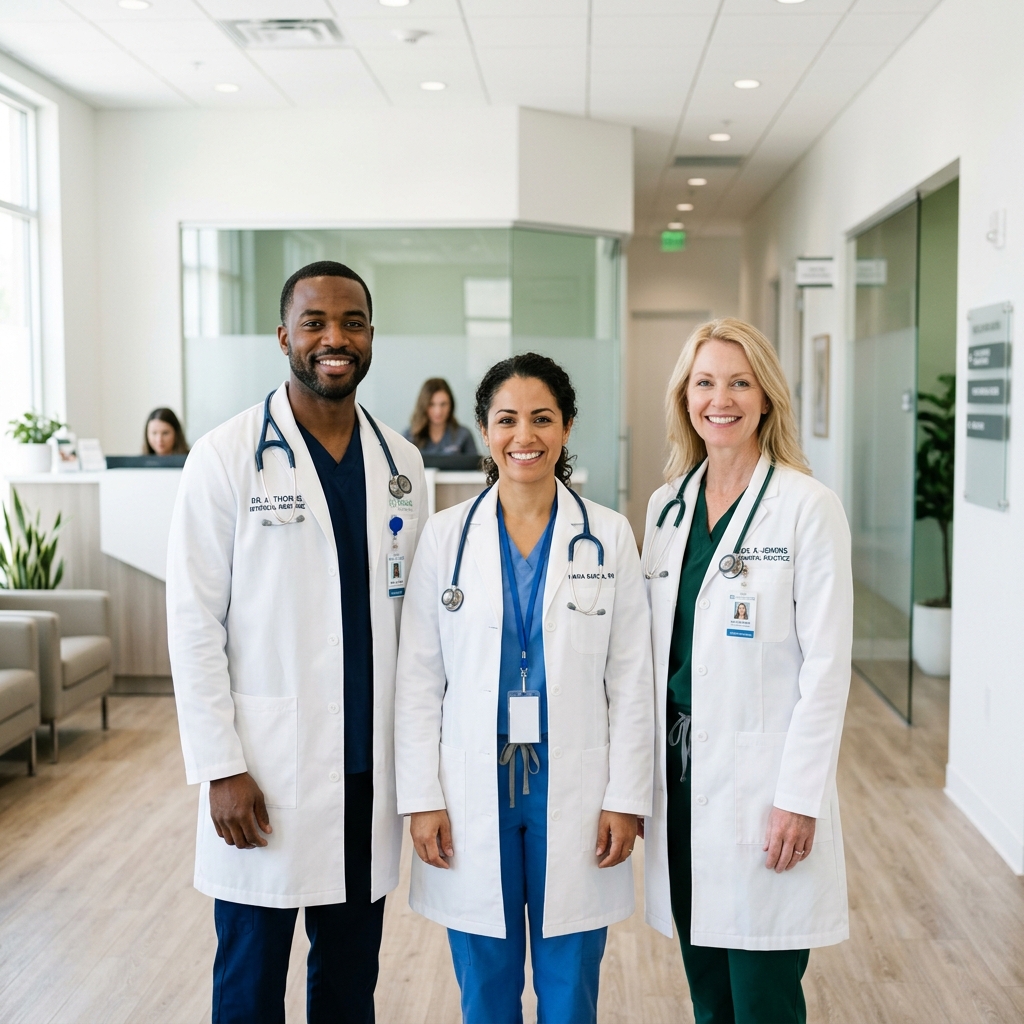 Equipe médica do Centro Médico Carneiro de Mendonça